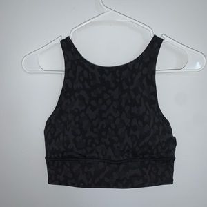 Lululemon high neck, long line sports bra